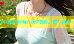 同城p约平台：快速匹配，随时约起