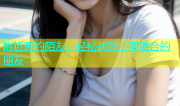 附近聊约陌友，轻松找到志同道合的朋友