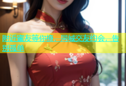附近蜜友等你撩，同城交友约会，告别孤单