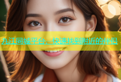 九江同城平台，快速找到附近的伴侣