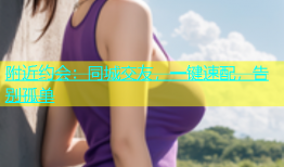 附近约会：同城交友，一键速配，告别孤单