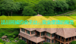 泾川同城约会平台，安全便捷的服务