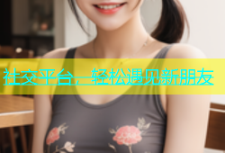 社交平台，轻松遇见新朋友