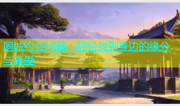 同城约会神器，轻松找到身边的缘分与真爱