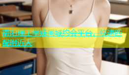 南阳理工学妹同城约会平台，快速匹配附近人