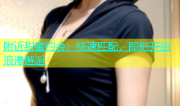 附近甜蜜约会：快速匹配，即刻开启浪漫邂逅