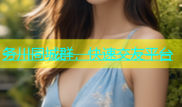 务川同城群，快速交友平台