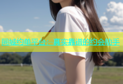 同城约单平台：真实靠谱的约会助手