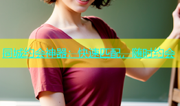 同城约会神器：快速匹配，随时约会