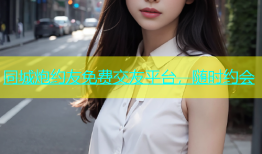 同城炮约友免费交友平台，随时约会