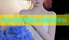 钦州市同城Q群，快速交友平台