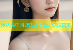 乐从高中同城约会平台，快速交友