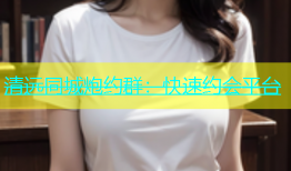 清远同城炮约群：快速约会平台