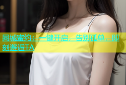 同城蜜约：一键开启，告别孤单，即刻邂逅TA