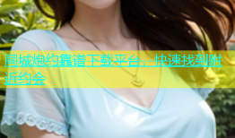 同城炮约靠谱下载平台，快速找到附近约会