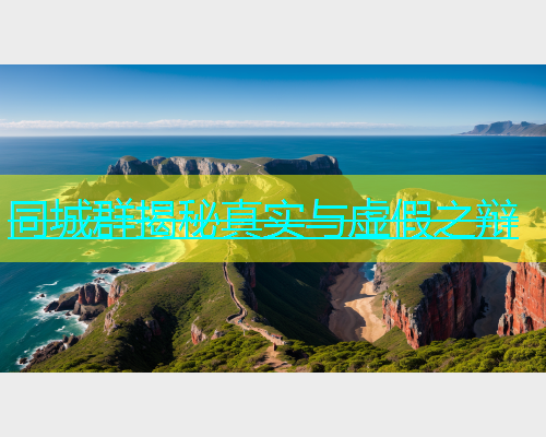 同城群揭秘真实与虚假之辩