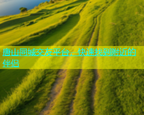 唐山同城交友平台，快速找到附近的伴侣