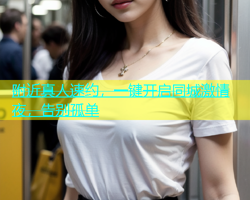 附近真人速约，一键开启同城激情夜，告别孤单