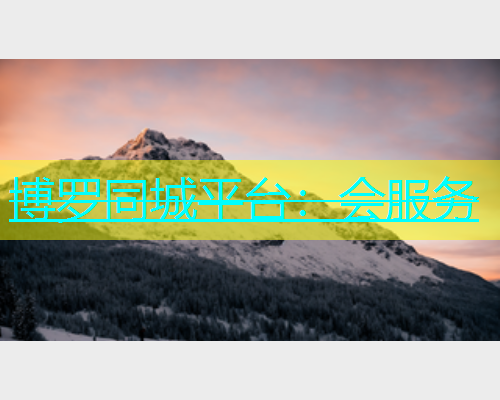 博罗同城平台：会服务