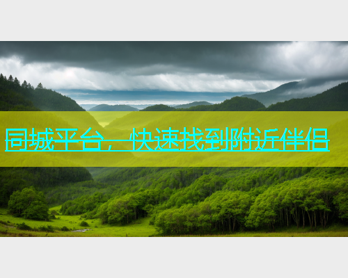 同城平台，快速找到附近伴侣