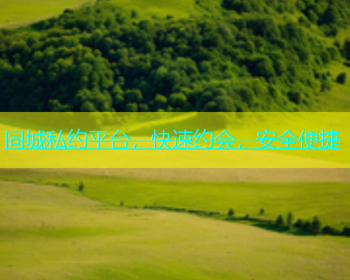 同城私约平台，快速约会，安全便捷