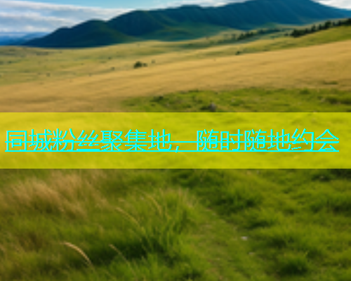 同城粉丝聚集地，随时随地约会