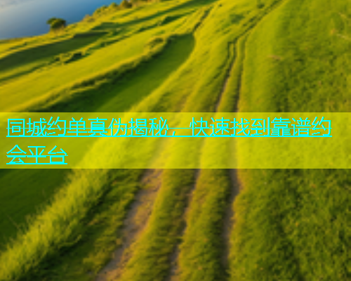 同城约单真伪揭秘，快速找到靠谱约会平台